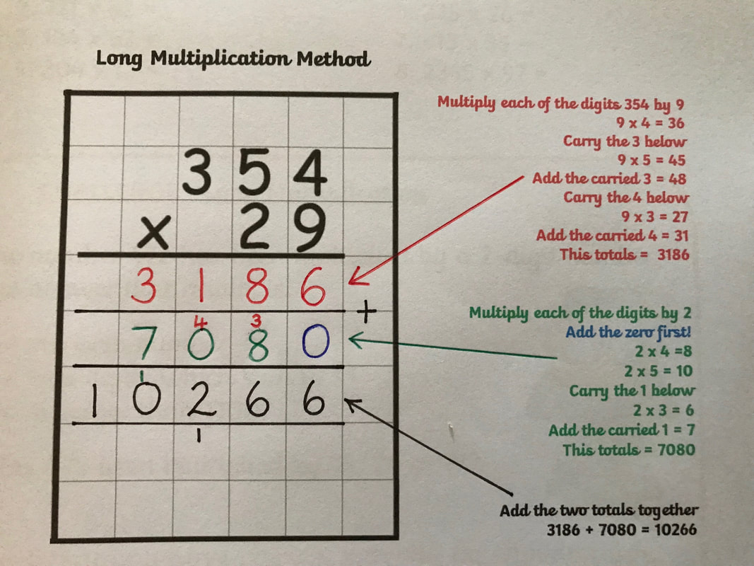 Mathematics - Long Multiplication